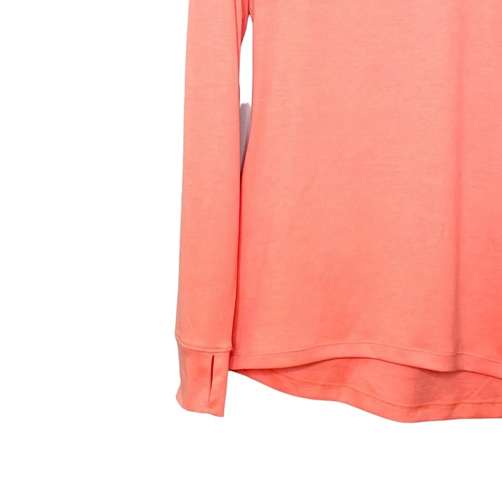 Old Navy Active Go Dry Tangerine Hooded Medium Athletic Top - Picture 2 of 7